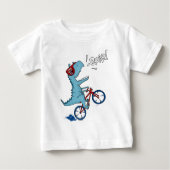 T-shirt Pour Bébé Vélo T-Rex Roar (Devant)