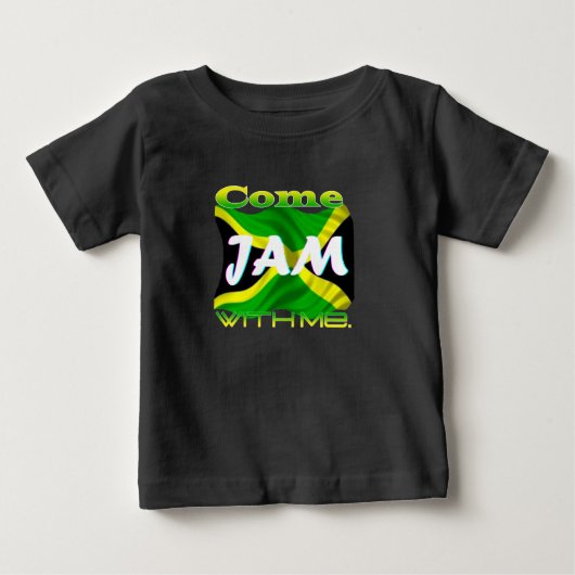 T-shirt Pour Bébé Venez Jam avec moi (Devant)