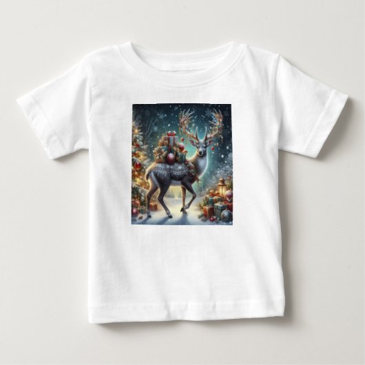T-shirt Pour Bébé Venin de Christmas (Devant)