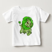 T-shirt Pour Bébé Vert de Tonu (Devant)