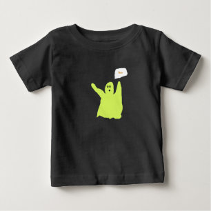 T-shirt Pour Bébé Vêtement fantôme orange Chartreuse Boo