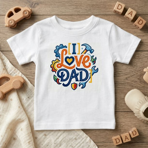 T-shirt Pour Bébé Vêtements de bébé cadeau populaire pour papa J'a
