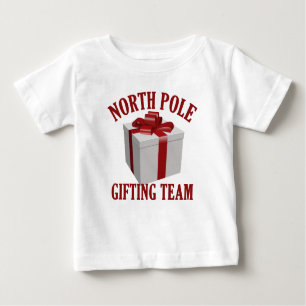 T-shirt Pour Bébé Vêtements de l'équipe de cadeaux du pôle Nord