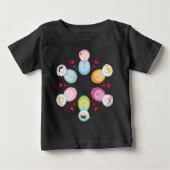 T-shirt Pour Bébé VÊTEMENTS :: poupées babushka - mandala (Devant)