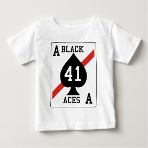 T-shirt Pour Bébé VFA - 41e Escadron de chasseurs Black Aces