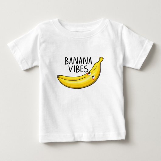 T-shirt Pour Bébé Vibes Banane (Devant)