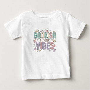 T-shirt Pour Bébé Vibes Cozy Livresques Art Pastel