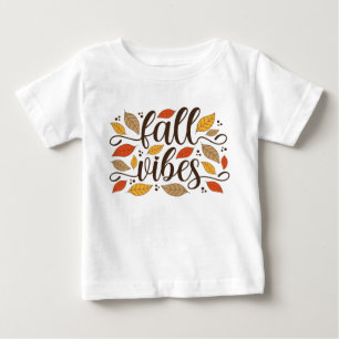 T-shirt Pour Bébé Vibes d'automne