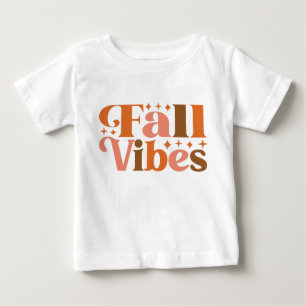 T-shirt Pour Bébé Vibes d'automne