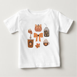 T-shirt Pour Bébé Vibes d'Automne