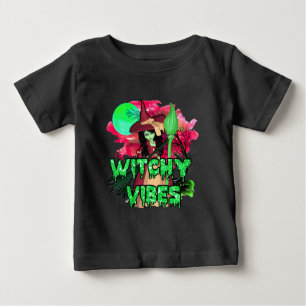 T-shirt Pour Bébé Vibes de cuisine d'Halloween
