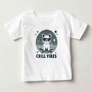 T-shirt Pour Bébé Vibes de frisson Baby Cool Graphic Jersey Tee
