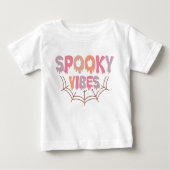 T-shirt Pour Bébé Vibes éffrayantes (Devant)