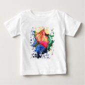T-shirt Pour Bébé Vie papillon (Devant)