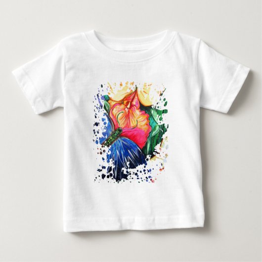 T-shirt Pour Bébé Vie papillon (Devant)