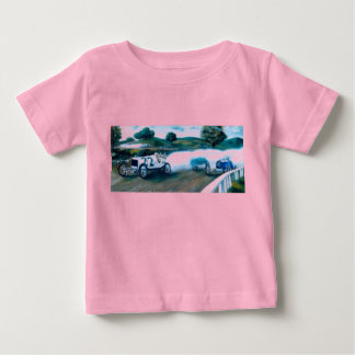 T-shirt Pour Bébé vieilles voitures de course bébé