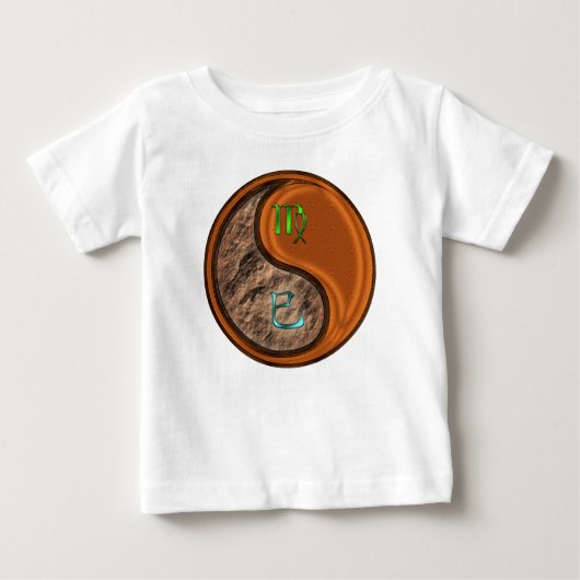 T-shirt Pour Bébé Vierge & Serpent de Bois (Devant)