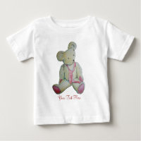 vieux ours en peluche mignon avec arc rouge pour e