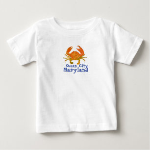 T-shirt Pour Bébé Ville le Maryland d'océan