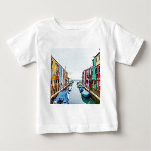 T-shirt Pour Bébé Ville métropolitaine de Venise de Burano Italie
