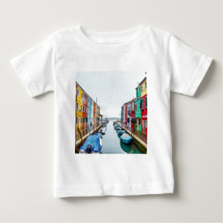 T-shirt Pour Bébé Ville métropolitaine de Venise de Burano Italie