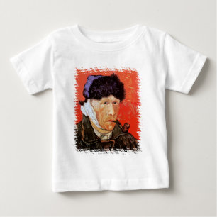 T-shirt Pour Bébé Vincent Van Gogh - Autoportrait avec l'oreille ban
