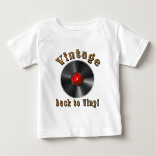 T-shirt Pour Bébé Vintage - Back to Vinyl, the record is back