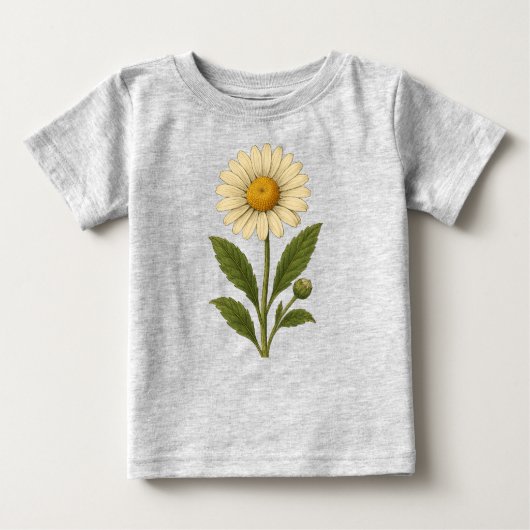 T-shirt Pour Bébé Vintage daisy (Devant)