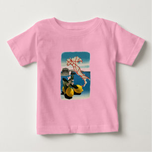 T-shirt Pour Bébé Vintage Italie