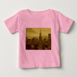 T-shirt Pour Bébé Vintage New York Manhattan