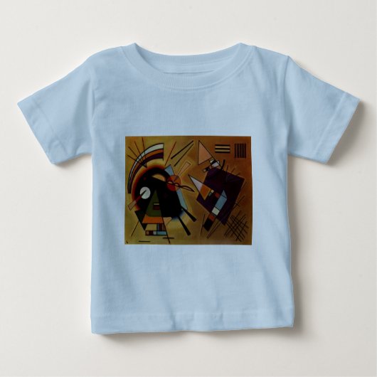 T-shirt Pour Bébé Violet noir Kandinsky (Devant)