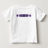 T-shirt Pour Bébé Violet W3 (Dos)