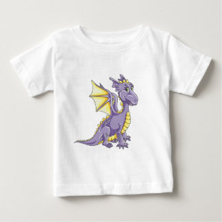 T-shirt Pour Bébé Violette de dragon