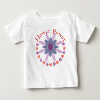 T-shirt Pour Bébé Violette de flower power