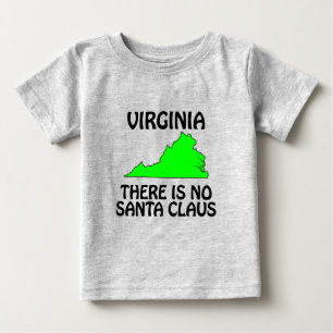 T-shirt Pour Bébé Virginie - Il n'y a pas de Père Noël