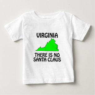 T-shirt Pour Bébé Virginie - Il n'y a pas de Père Noël