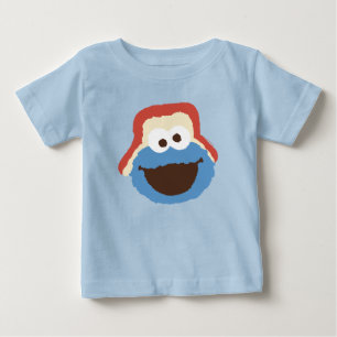 T-shirt Pour Bébé Visage de monstre de cookie en forêt