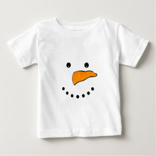 T-shirt Pour Bébé Visage de neige