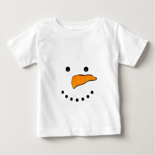 T-shirt Pour Bébé Visage de neige