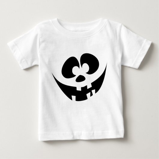 T-shirt Pour Bébé Visage drôle maladroit du feu follet (Devant)