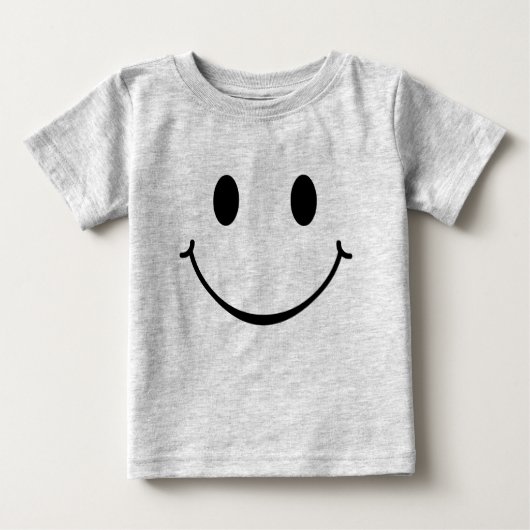 T-shirt Pour Bébé Visage heureux (Devant)