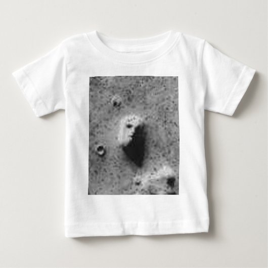 T-shirt Pour Bébé VISAGE SUR MARS-_-Cydonia Mensae (Devant)