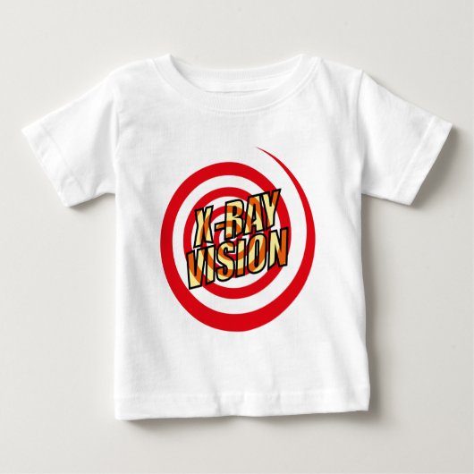 T-shirt Pour Bébé Vision X-RAY de bande dessinée (Devant)
