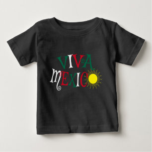 T-shirt Pour Bébé Viva Mexico