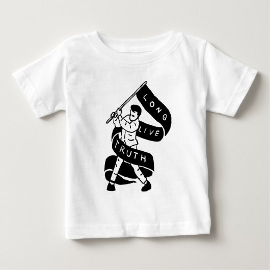 T-shirt Pour Bébé Vive la vérité (Devant)