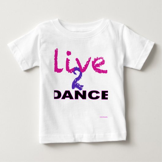 T-shirt Pour Bébé Vivent la danse 2 (Devant)