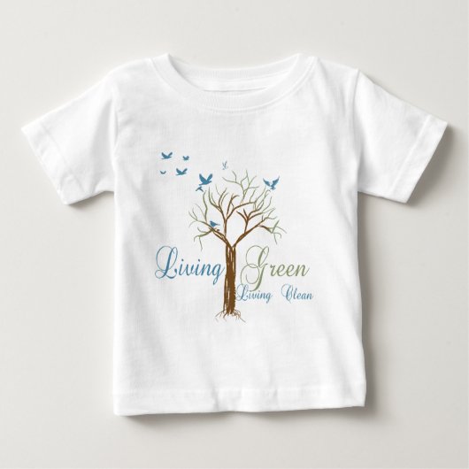 T-shirt Pour Bébé VivreVert (Devant)
