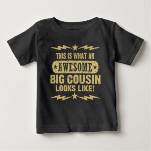 T-shirt Pour Bébé Voici À Quoi Ressemble Une Grande Cousine Épatante