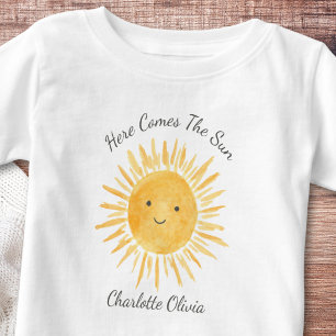 T-shirt Pour Bébé Voici venir le soleil