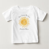 T-shirt Pour Bébé Voici venir le soleil (Devant)